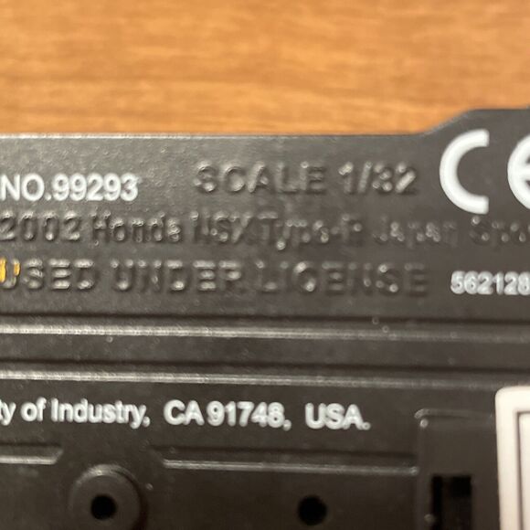 2002 Honda NSX Type-R Japan Spec 1/32 Diecast Car Open/Close Doors - Picture 10 of 11